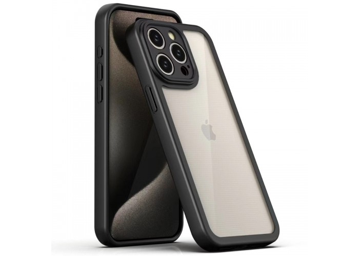 TPU чохол Transparent + Colour 1,5mm для Apple iPhone 12 Pro (6.1