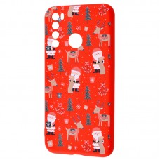 TPU чохол WAVE Fancy для Xiaomi Redmi Note 8T  Santa Claus and Deer / Red - 00000039116_19