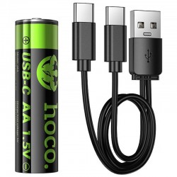 Акумуляторні батарейки Hoco JA3 Energy AA 2 pcs  Black - 00000081928_1