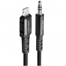 Аудіо кабель Aux Acefast C1-06 (Lightning to AUX 3.5mm) (1m)  Black - 00000065920_1