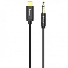 Аудіо кабель Aux Baseus Yiven Type-C Male to 3.5mm Male M01 (1m) (CAM01-01)  Black - 00000063775_1