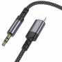 Аудіо кабель Aux Borofone BL24 Graceful (Lightning to AUX 3.5mm) (1m)