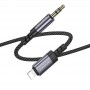 Аудіо кабель Aux Borofone BL24 Graceful (Lightning to AUX 3.5mm) (1m)