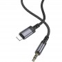Аудіо кабель Aux Borofone BL24 Graceful (Lightning to AUX 3.5mm) (1m)