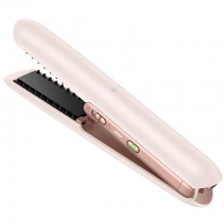 Бездротовий випрямляч для волосся Hoco HP46 Explicit with digital display  Pink - 00000081868_1