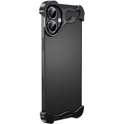 Чохол Minimalist Metal Bumper для Apple iPhone 17 (6.3")  Black - 00000082652_4