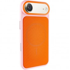 Чохол TPU TechWoven Hybrid with MagSafe для Apple iPhone 17 Air (6.5")  Pink / Orange - 00000084836_6