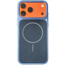 Чохол TPU TechWoven Hybrid with MagSafe для Apple iPhone 17 Pro (6.3")  Blue - 00000084837_2