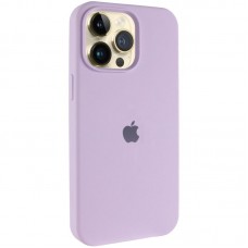 Чохол Silicone Case (AA) Logo with MagSafe для Apple iPhone 13 Pro (6.1")  Бузковий / Lilac - 00000080636_12