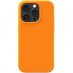 Чохол Silicone Case (AA) NO LOGO with MagSafe для Apple iPhone 17 Pro Max (6.9")  Помаранчевий / Orange - 00000081011_16