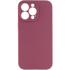 Чохол Silicone Case Full Camera Protective (AA) NO LOGO для Apple iPhone 13 Pro (6.1")  Бордовий / Plum - 00000070228_3