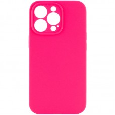 Чохол Silicone Case Full Camera Protective (AA) NO LOGO для Apple iPhone 16 Pro (6.3")  Рожевий / Barbie pink - 00000074952_17