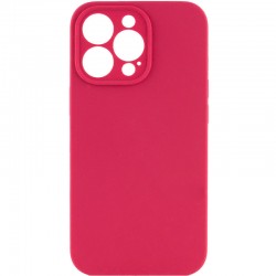 Чохол Silicone Case Full Camera Protective (AA) NO LOGO для Apple iPhone 16 Pro Max (6.9")  Червоний / Rose Red - 00000074769_13