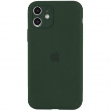 Чохол Silicone Case Full Camera Protective (AA) для Apple iPhone 12 (6.1")  Зелений / Cyprus Green - 00000042250_18
