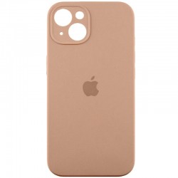 Чохол Silicone Case Full Camera Protective (AA) для Apple iPhone 13 (6.1")  Бежевий / Desert Gold - 00000050657_70