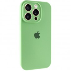 Чохол Silicone Case Full Camera Protective (AA) для Apple iPhone 13 Pro Max (6.7")  М'ятний / Mint - 00000050658_10