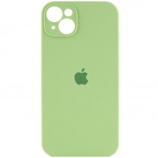 Чохол Silicone Case Full Camera Protective (AA) для Apple iPhone 14 (6.1")  Зелений / Pistachio - 00000057034_34
