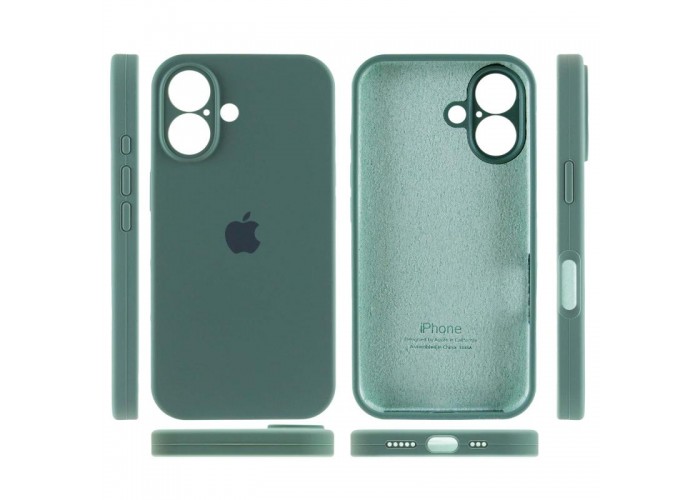 Чохол Silicone Case Full Camera Protective (AA) для Apple iPhone 16 (6.1