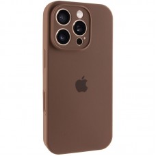 Чохол Silicone Case Full Camera Protective (AA) для Apple iPhone 16 Pro (6.3")  Коричневий / Brown - 00000074282_37