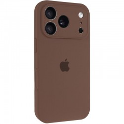 Чохол Silicone Case Full Camera Protective (AA) для Apple iPhone 17 Pro Max (6.9")  Коричневий / Brown - 00000082644_14