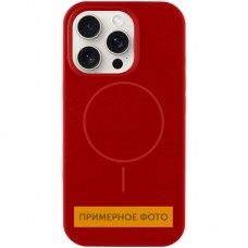 Чохол Silicone Case Full Protective (AA) NO LOGO with MagSafe для Apple iPhone 16 (6.1")  Червоний / Deep Red - 00000076457_12