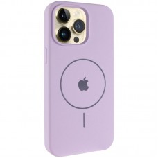 Чохол Silicone Case Full Protective (AA) V2 with MagSafe для Apple iPhone 12 Pro / 12 (6.1")  Бузковий / Lilac - 00000080651_12