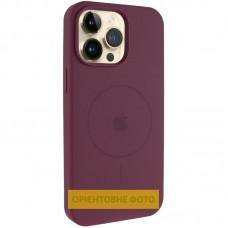 Чохол Silicone Case Full Protective (AA) V2 with MagSafe для Apple iPhone 16 (6.1")  Бордовий / Plum - 00000080662_3