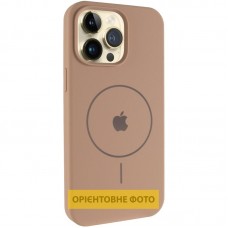 Чохол Silicone Case Full Protective (AA) V2 with MagSafe для Apple iPhone 16 (6.1")  Бежевий / Desert Gold - 00000080662_1