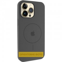 Чохол Silicone Case Full Protective (AA) V2 with MagSafe для Apple iPhone 16e (6.1")  Сірий / Dark Gray - 00000080665_9