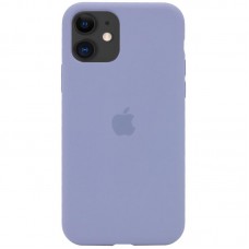 Чохол Silicone Case Full Protective (AA) для Apple iPhone 11 (6.1")  Сірий / Lavender Gray - 00000033130_25