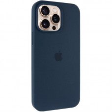 Чохол Silicone Case Full Protective (AA) для Apple iPhone 14 Pro Max (6.7")  Синій / Deep navy - 00000055731_90