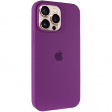 Чохол Silicone Case Full Protective (AA) для Apple iPhone 15 Pro (6.1")  Фіолетовий / Grape - 00000065419_103