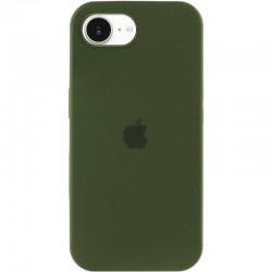 Чохол Silicone Case Full Protective (AA) для Apple iPhone 16e (6.1")  Зелений / Dark Olive - 00000079482_9