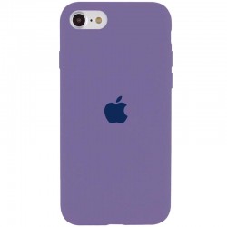 Чохол Silicone Case Full Protective (AA) для Apple iPhone SE (2020)  Сірий / Lavender Gray - 00000036209_36