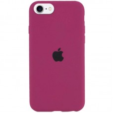 Чохол Silicone Case Full Protective (AA) для Apple iPhone SE (2020)  Бордовий / Maroon - 00000036209_6