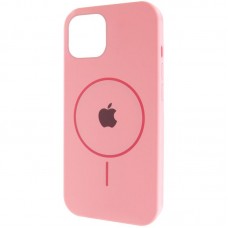 Чохол Silicone Case Full Protective (AA) with MagSafe для Apple iPhone 11 (6.1")  Рожевий / Light pink - 00000076423_3