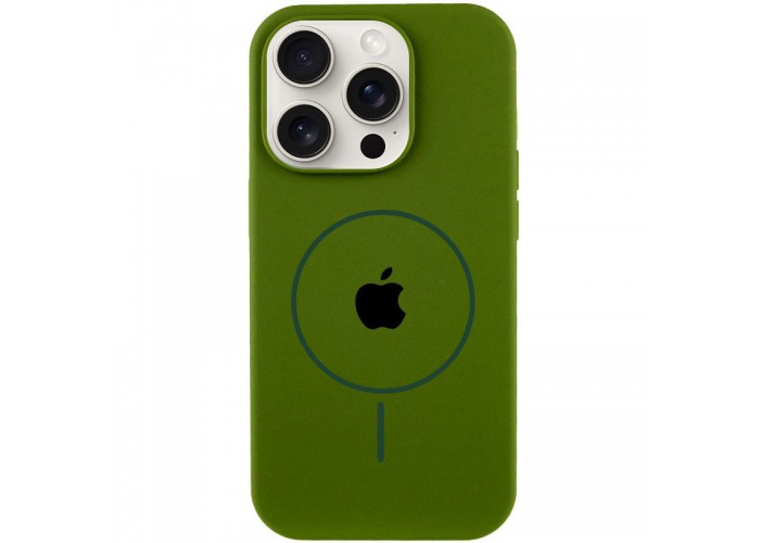 Чохол Silicone Case Full Protective (AA) with MagSafe для Apple iPhone 15 Pro Max (6.7