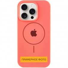 Чохол Silicone Case Full Protective (AA) with MagSafe для Apple iPhone 16 Plus (6.7")  Кавуновий / Watermelon red - 00000076439_1