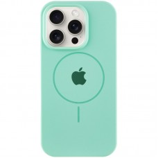 Чохол Silicone Case Full Protective (AA) with MagSafe для Apple iPhone 16 Pro Max (6.9")  Зелений / Spearmint - 00000076441_11