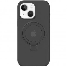 Чохол Silicone Case Full Protective with Ring для Apple iPhone 13 / 14 (6.1")  Black - 00000078462_8