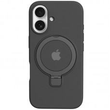 Чохол Silicone Case Full Protective with Ring для Apple iPhone 16 (6.1")  Black - 00000078470_8