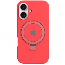 Чохол Silicone Case Full Protective with Ring для Apple iPhone 16 (6.1")  Red - 00000078470_6