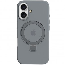 Чохол Silicone Case Full Protective with Ring для Apple iPhone 16 Plus (6.7")  Grey - 00000078471_3
