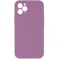 Чохол Silicone Case Square Full Camera Protective (AA) NOLOGO для Apple iPhone 11 Pro Max (6.5")  Ліловий / Lilac Pride - 00000072156_14