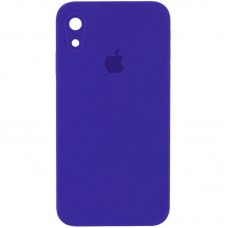 Чохол Silicone Case Square Full Camera Protective (AA) для Apple iPhone XR (6.1")  Фіолетовий / Ultra Violet - 00000040233_33