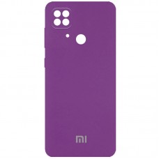 Чохол Silicone Cover Full Camera (AA) для Xiaomi Redmi 10C  Фіолетовий / Grape - 00000057026_54