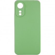 Чохол Silicone Cover Lakshmi Full Camera (AAA) для Oppo A78 4G  М'ятний / Mint - 00000067103_6