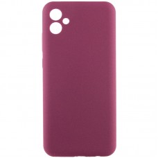 Чохол Silicone Cover Lakshmi Full Camera (AAA) для Samsung Galaxy A04e  Бордовий / Plum - 00000064732_1