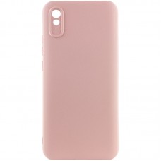Чохол Silicone Cover Lakshmi Full Camera (AAA) для Xiaomi Redmi 9A  Рожевий / Pink Sand - 00000067007_9
