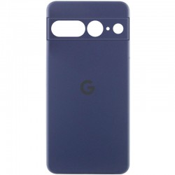 Чохол Silicone Cover Lakshmi Full Camera (AAA) with Logo для Google Pixel 7 Pro  Темно-синій / Midnight blue - 00000072121_10